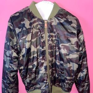 Camo Bomber Jacket